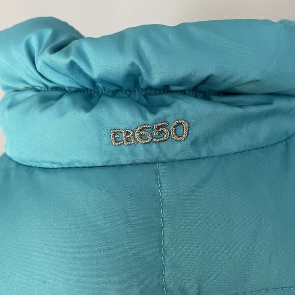 Eddie Bauer Women’s Down Vest Sz XS Turquoise Adjustable Waist Snaps EB650 - Picture 11 of 16